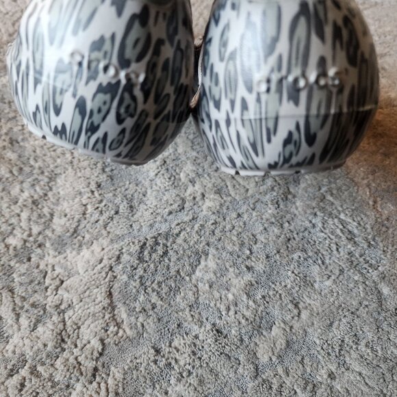 Crocs Kadee Thea Size 9 Shoes Cheetah Leopard Print Ballet Flats Slip On - Picture 5 of 7